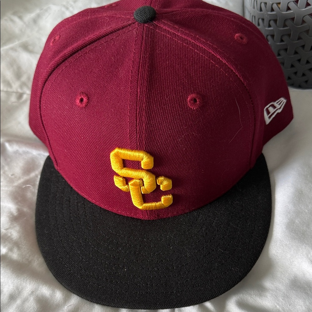 New Era Maroon and Black Cap with Gold SC Logo